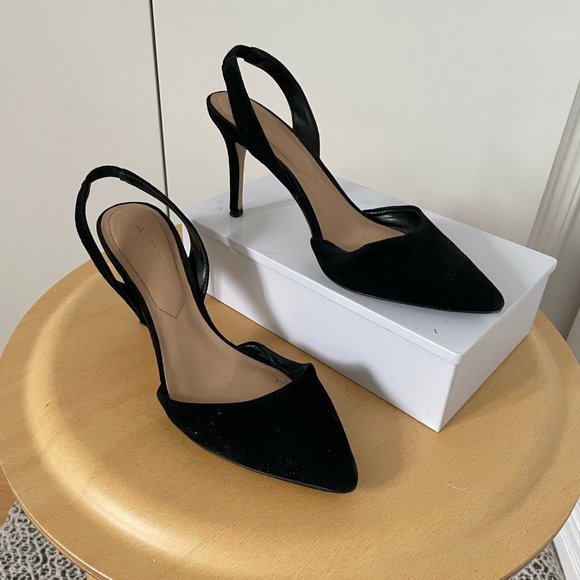 ⭐️ 2 for $50 ! ⭐️ Aldo slingback heels - Black - Picture 1 of 7